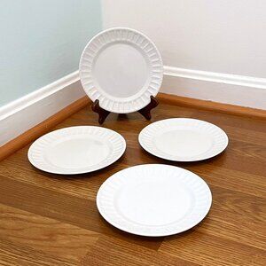 Gibson REGALIA WHITE - Dessert Plates - Set of 4